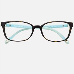 Tiffany & Co. Tortoise Shell Eyeglasses, Square Frame, TF 2094 8134, 52-17-140